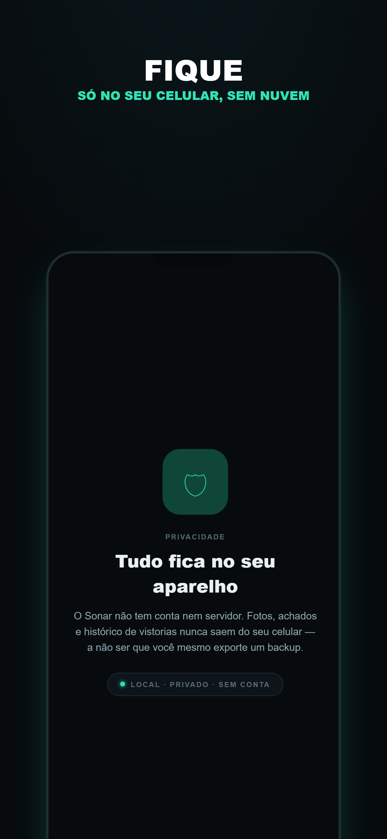 Sonar funcionando 100% local sem enviar dados para nuvem